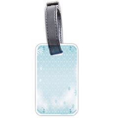 Flower Blue Polka Plaid Sexy Star Love Heart Luggage Tags (one Side) 