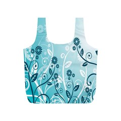 Flower Blue River Star Sunflower Full Print Recycle Bags (s) 