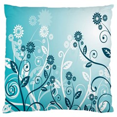 Flower Blue River Star Sunflower Standard Flano Cushion Case (one Side)