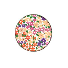 Flower Floral Rainbow Rose Hat Clip Ball Marker