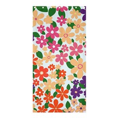 Flower Floral Rainbow Rose Shower Curtain 36  X 72  (stall)  by Mariart