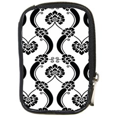 Flower Floral Black Sexy Star Black Compact Camera Cases