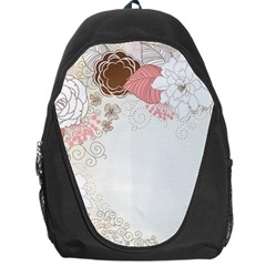 Flower Floral Rose Sunflower Star Sexy Pink Backpack Bag by Mariart