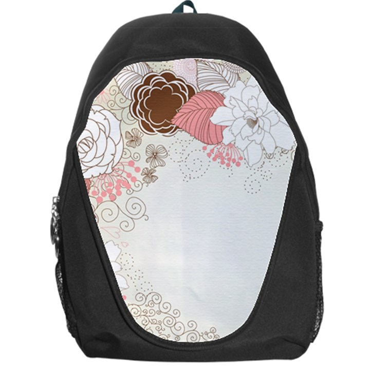 Flower Floral Rose Sunflower Star Sexy Pink Backpack Bag