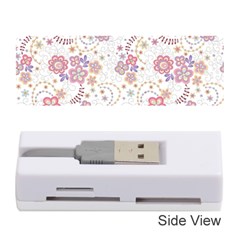 Flower Floral Sunflower Rose Purple Red Star Memory Card Reader (stick)  by Mariart