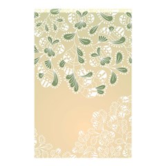 Flower Frame Green Sexy Shower Curtain 48  X 72  (small) 