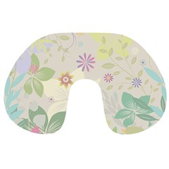 Flower Rainbow Star Floral Sexy Purple Green Yellow White Rose Travel Neck Pillows by Mariart