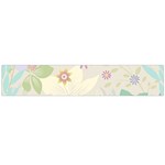 Flower Rainbow Star Floral Sexy Purple Green Yellow White Rose Flano Scarf (Large) Front