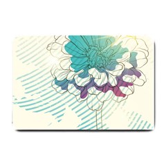 Flower Rose Purple Sunflower Lotus Small Doormat 