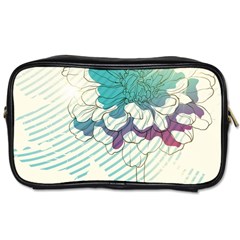 Flower Rose Purple Sunflower Lotus Toiletries Bags