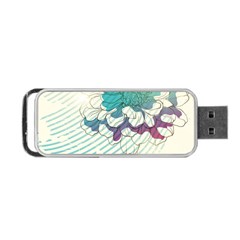 Flower Rose Purple Sunflower Lotus Portable USB Flash (Two Sides)