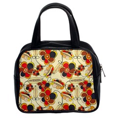 Flower Seed Rainbow Rose Classic Handbags (2 Sides)