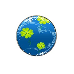 Flower Shamrock Green Blue Sexy Hat Clip Ball Marker