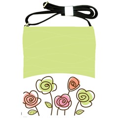 Flower Simple Green Rose Sunflower Sexy Shoulder Sling Bags by Mariart