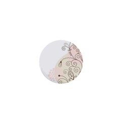 Flower Simple Pink 1  Mini Buttons by Mariart