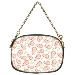 Flower Rose Red Green Sunflower Star Chain Purses (one Side)  by Mariart