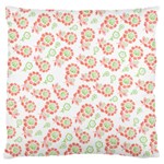 Flower Rose Red Green Sunflower Star Standard Flano Cushion Case (One Side) Front