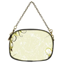 Flower Star Floral Green Camuflage Leaf Frame Chain Purses (two Sides)  by Mariart