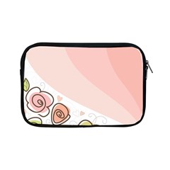 Flower Sunflower Wave Waves Pink Apple Ipad Mini Zipper Cases