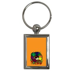 Healthy Vegetables Food Key Chains (rectangle) 