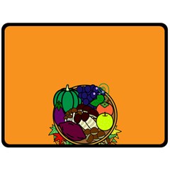 Healthy Vegetables Food Double Sided Fleece Blanket (large)  by Mariart