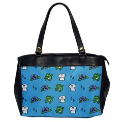 Frog Ghost Rain Flower Green Animals Office Handbags