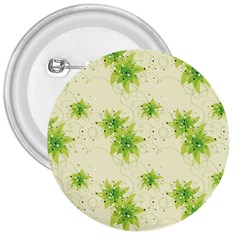 Leaf Green Star Beauty 3  Buttons