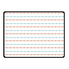 Line Polka Dots Blue Red Sexy Fleece Blanket (small)