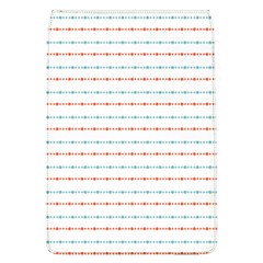 Line Polka Dots Blue Red Sexy Flap Covers (l) 