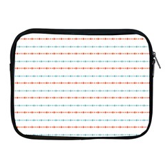 Line Polka Dots Blue Red Sexy Apple Ipad 2/3/4 Zipper Cases