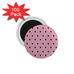 Love Black Pink Valentine 1 75  Magnets (100 Pack) 