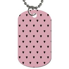 Love Black Pink Valentine Dog Tag (two Sides)