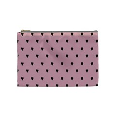 Love Black Pink Valentine Cosmetic Bag (medium) 