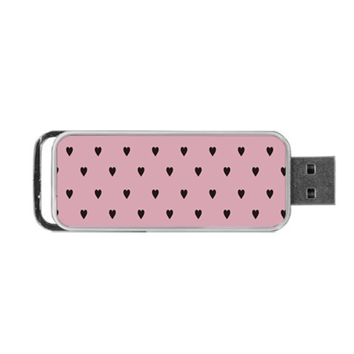 Love Black Pink Valentine Portable USB Flash (Two Sides)