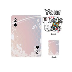 Love Heart Flower Purple Sexy Rose Playing Cards 54 (mini) 