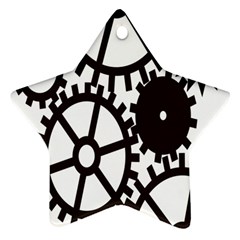 Machine Iron Maintenance Ornament (star) by Mariart