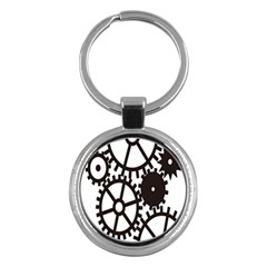 Machine Iron Maintenance Key Chains (round) 