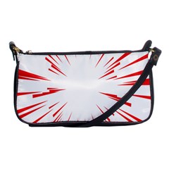 Line Red Sun Arrow Shoulder Clutch Bags by Mariart