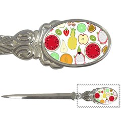 Mango Fruit Pieces Watermelon Dragon Passion Fruit Apple Strawberry Pineapple Melon Letter Openers by Mariart