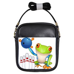 Tree Frog Bowler Girls Sling Bags by crcustomgifts