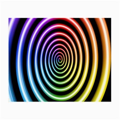 Hypnotic Circle Rainbow Small Glasses Cloth