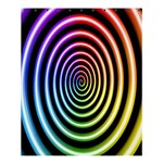 Hypnotic Circle Rainbow Shower Curtain 60  x 72  (Medium)  60 x72  Curtain