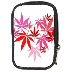 Marijuana Cannabis Rainbow Pink Love Heart Compact Camera Cases