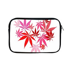 Marijuana Cannabis Rainbow Pink Love Heart Apple Ipad Mini Zipper Cases