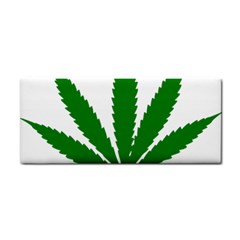 Marijuana Weed Drugs Neon Cannabis Green Leaf Sign Cosmetic Storage Cases