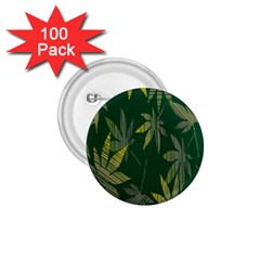 Marijuana Cannabis Rainbow Love Green Yellow Leaf 1 75  Buttons (100 Pack) 