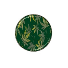 Marijuana Cannabis Rainbow Love Green Yellow Leaf Hat Clip Ball Marker (4 Pack) by Mariart