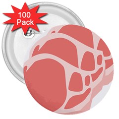 Meat 3  Buttons (100 Pack) 