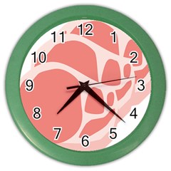 Meat Color Wall Clocks by Mariart