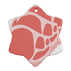 Meat Ornament (snowflake) by Mariart